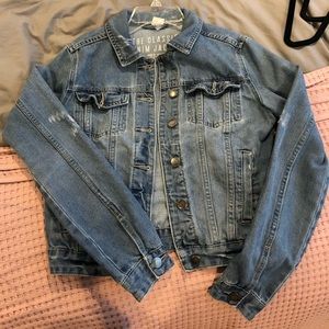 blue jean jacket